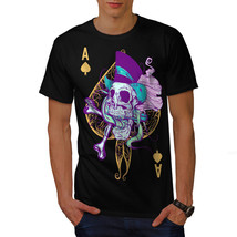 Ace Spade Card Skull Shirt  Men T-shirt - $12.99