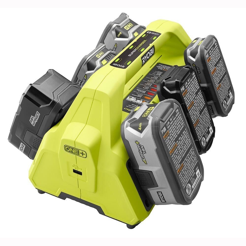 Ryobi Battery Charger 18V ONE+ 6Port Sequential Charging MultiCharger