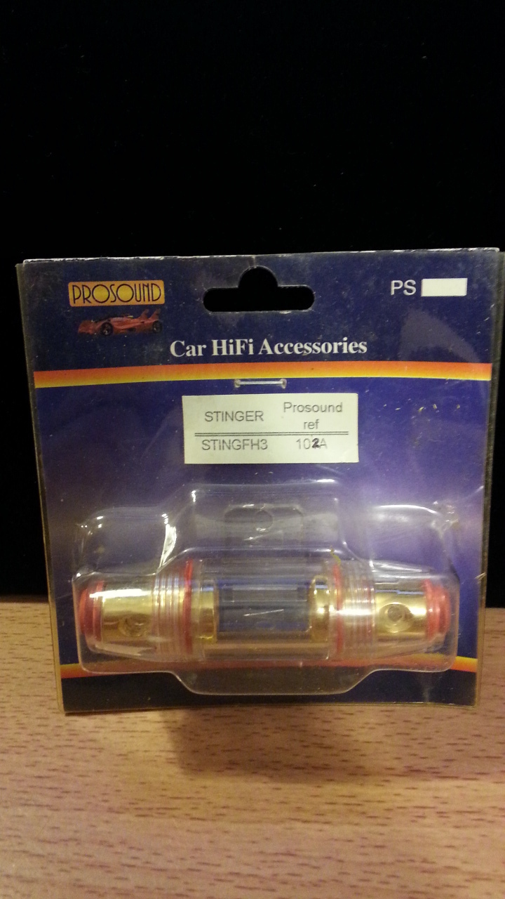 500 Amp ANL Fuseholder Fuse holder 1//0 0 2 4 GAUGE Car Audio Gold IMC Audio