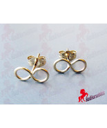 Gold Plated INFINTY Earrings _ BC-14 - $1.95