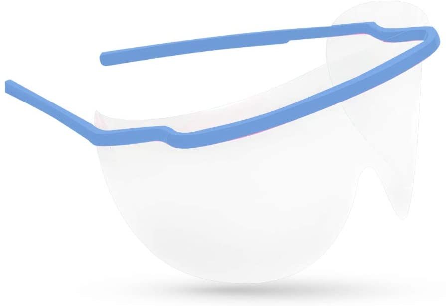 Disposable Medical / Dental Personal Eye Shield, 10 Frame + 10 Clear Lens ) Blue Other