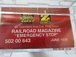 Micro-Trains # 50200643 "Emergency Stop" Railroad Magazine Series # 4. Z Scale image 5