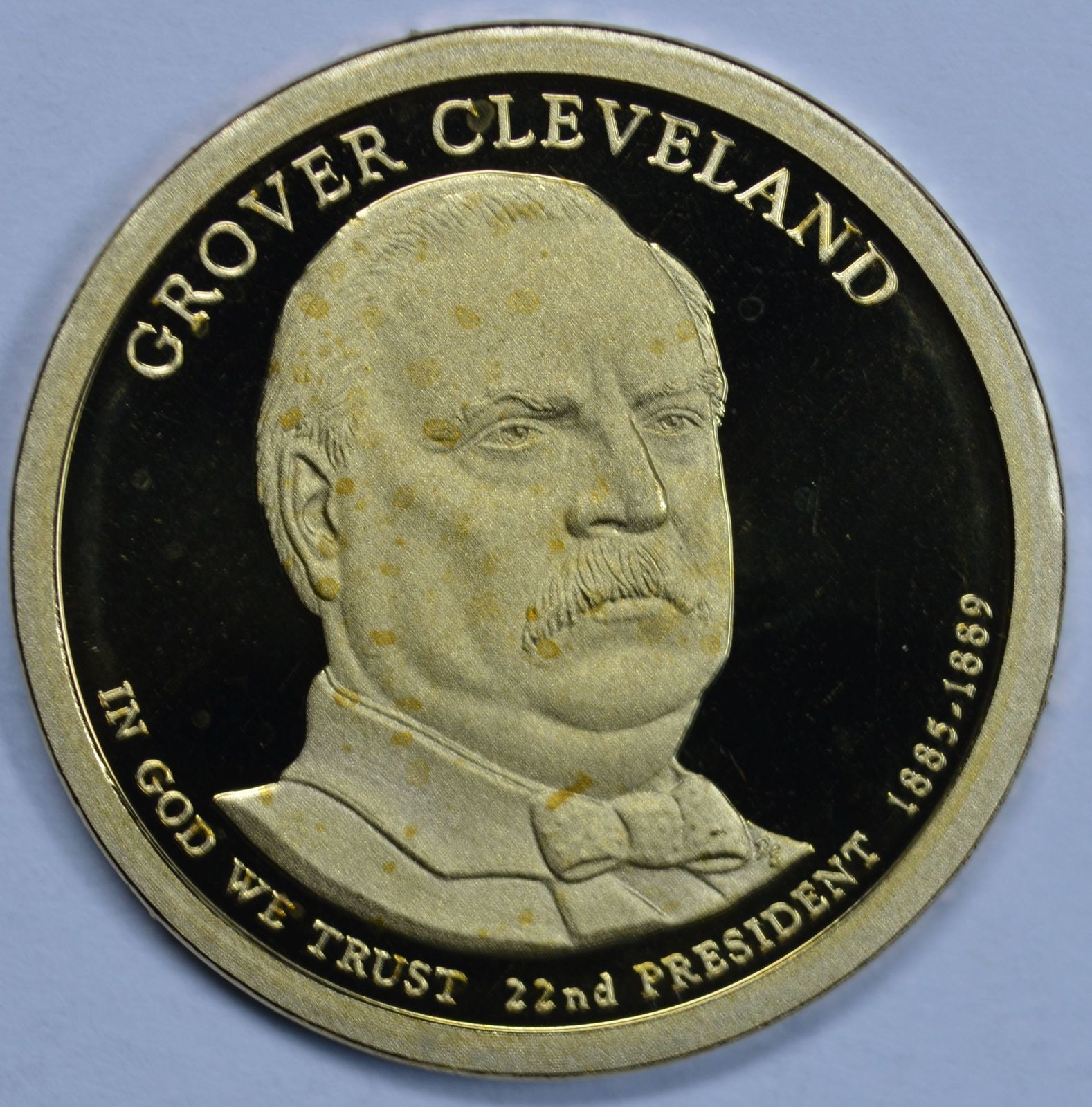 2012 S Grover Cleveland Presidential Proof dollar 22nd President