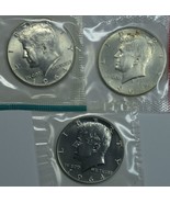 1964 P & D Kennedy silver half dollars and 1964 Kennedy proof in mint cello - $58.75