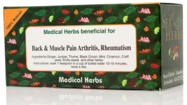 Back &amp; Muscle Pain Arthritis, Rheumatism Tea (Herbal Teas) - $15.99