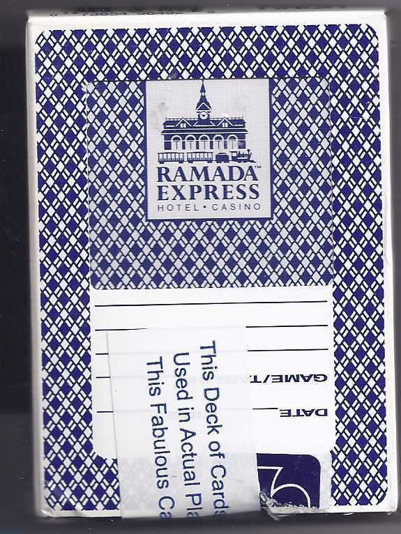 Sealed casino playing cards