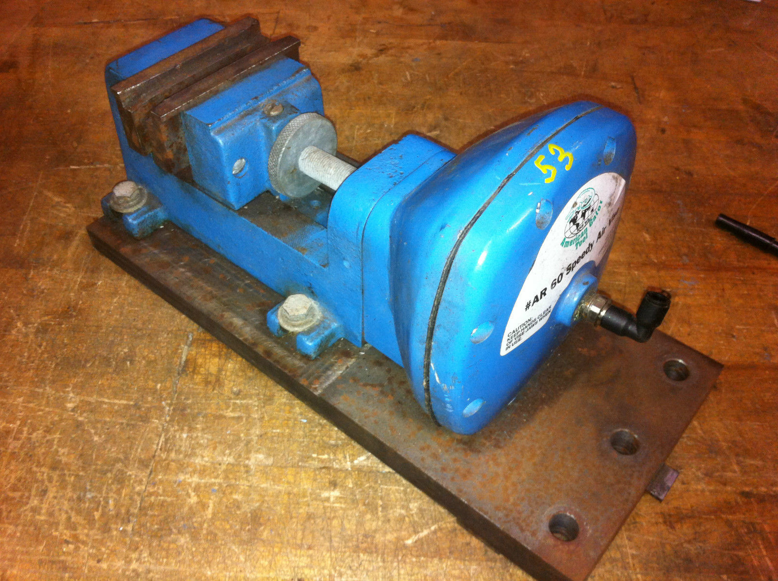 AR60 AMERICAN GATOR SPEEDY AIR PNEUMATIC MILL DRILL PRESS VISE WITH