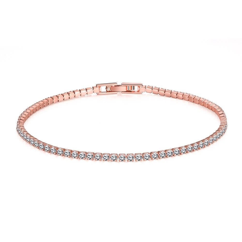 ANGELIC CRYSTAL BRACELET MEDIUM ROSE GOLD PLATED 2016 SWAROVSKI JEWELRY ...