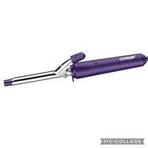 Conair Curling Iron Purple Sparkle Handle 1" Chrome Barrel #CD21WR Haircare Tool - $21.75