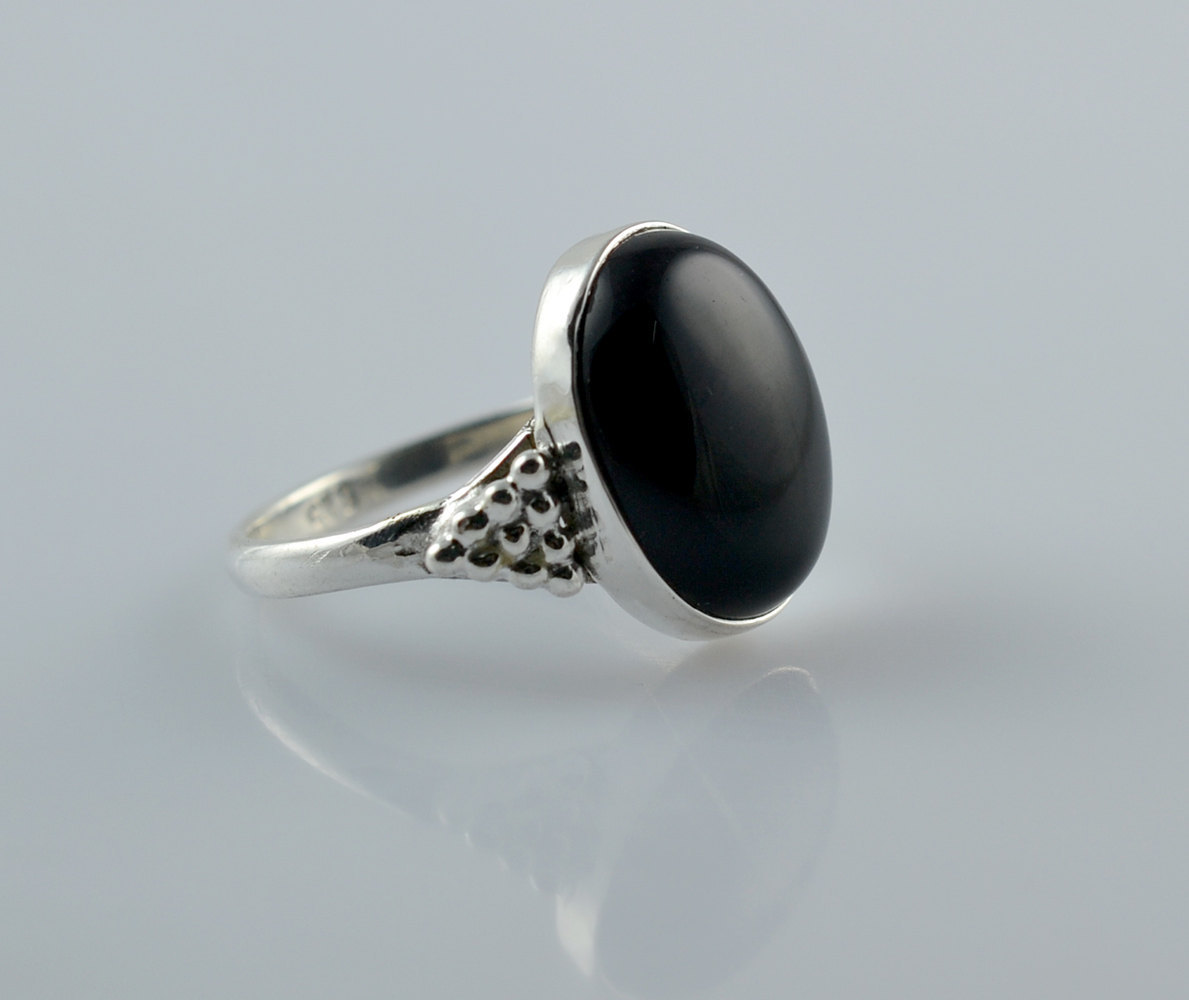 Black onyx Ring, Black Onyx, 925 Solid Sterling Silver Ring, Handmade Onyx Ring