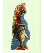 Dr. Seuss Reproduction Print &quot;Self Portrait as Cat in the Hat&quot; 9X12 book... - $22.95