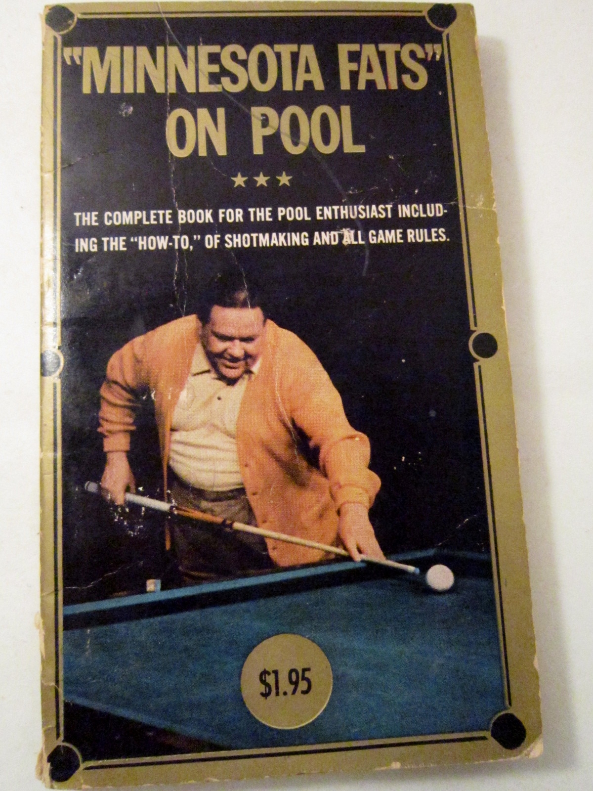 Minnesota Fats on Pool 1976 Illustrated Instructions Paperback Antiquarian & Collectible