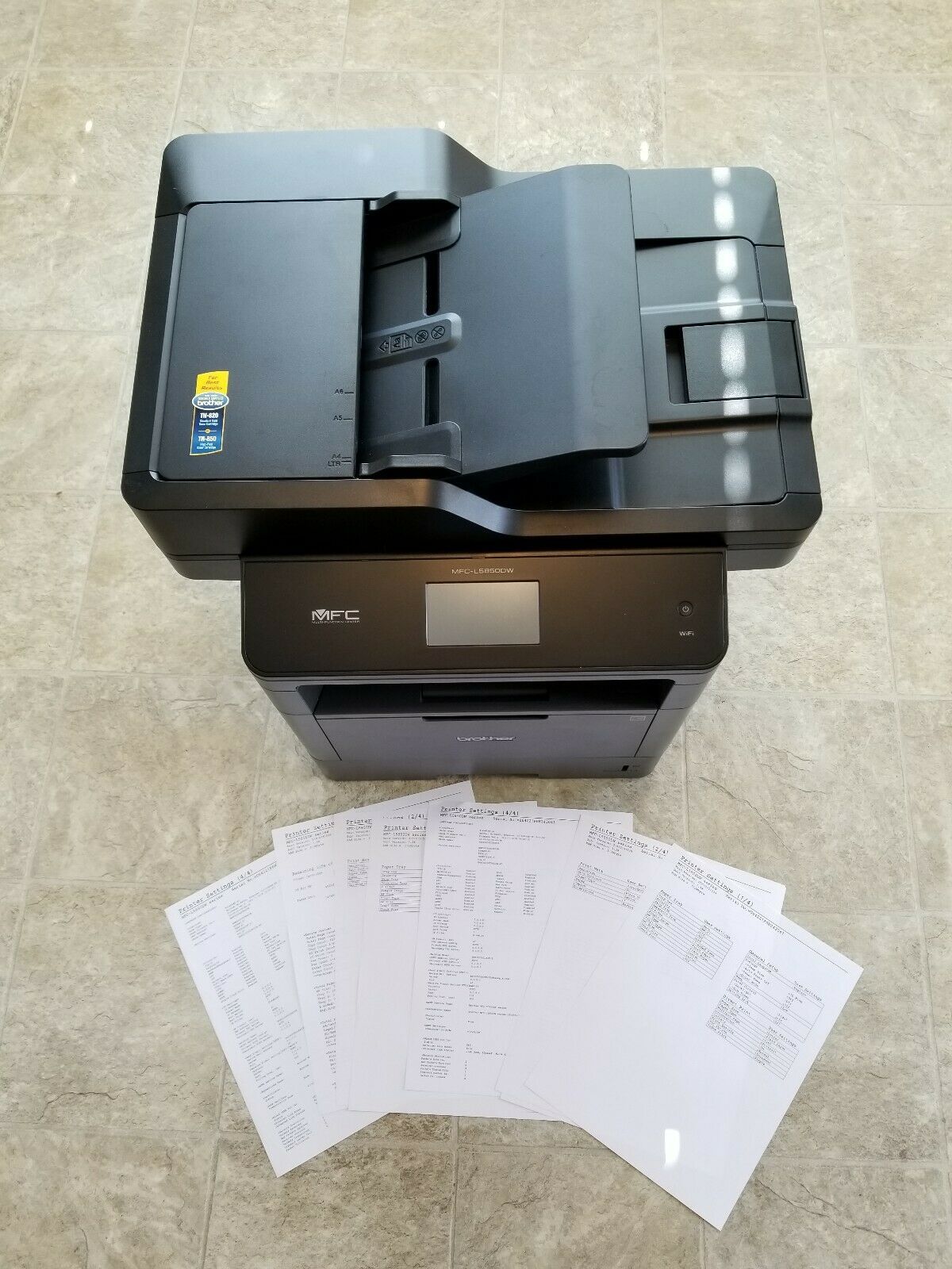 Brother Mfc L5850dw Monochrome All In One Printer Bundle Wbrand New Cartridge Printers 1423