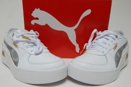 Puma Skye Cuña Cadete Talla US 8 M EU 38.5 Mujer Zapatos Piel Casuales 382385-01 - $67.55