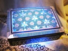 Haunted 33 Moons Charging Mosaic Chest 300X Magnifying Magick Witch Cassia4 - $62.80