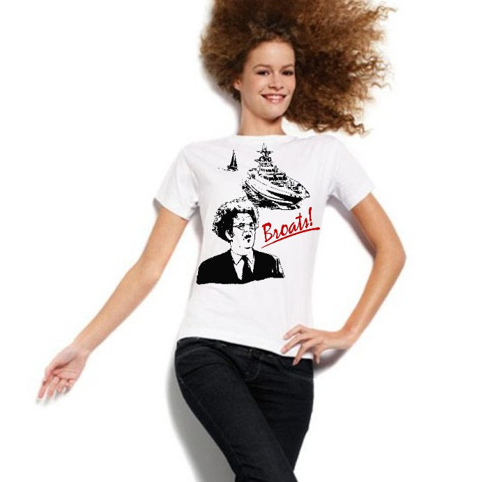 Dr Brule BROATS funny Quote fan art womens red t Tee Shirt eric birthday girl