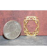 1 Pcs Dollhouse Miniature Metal Gold Picture Frame 1:12 inch scale - DL - $20.00