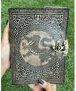 A5 Asian Dragon journal | Leather | 240 Vintage Pages | Melbourne Dispatch - £22.59 GBP