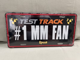 Walt Disney World Epcot Test Track License Plate Tag NEW RETIRED
