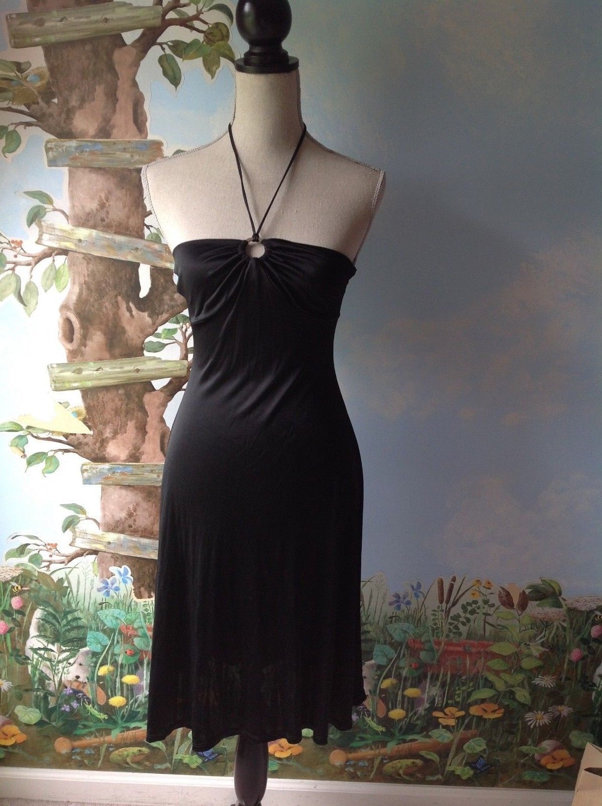 Bebe Women S Black Cocktail Halter Dress And 50 Similar Items