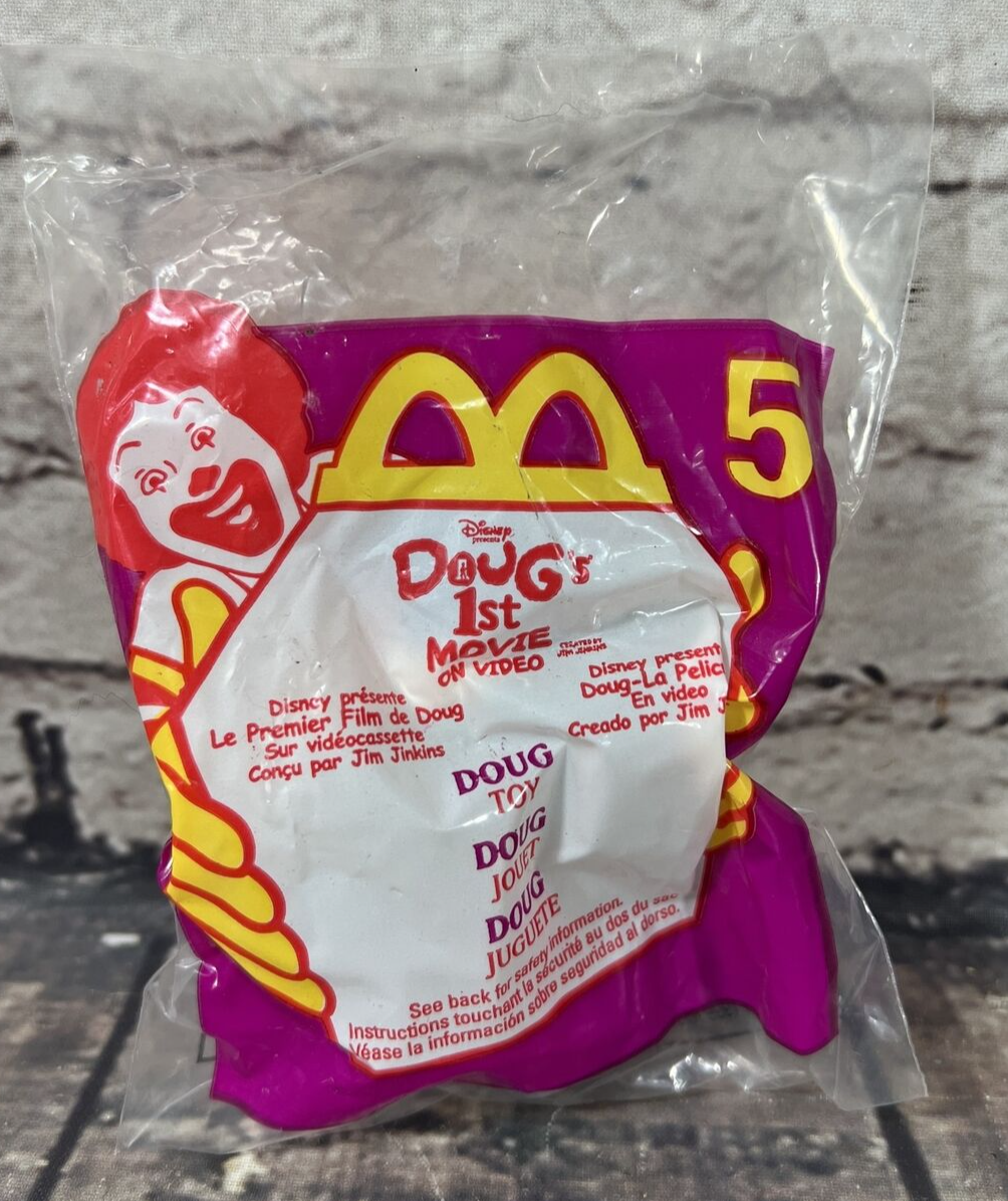 New Sealed Disney Doug's First Movie Doug # 5 McDonalds Happy Meal Toy ...