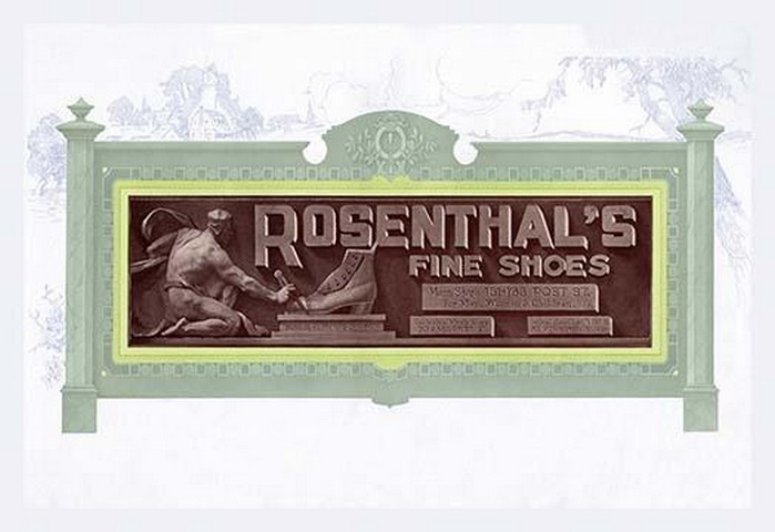 Rosenthal's Fine Shoes - Art Print - $21.99 - $196.99