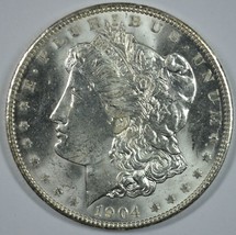 1904 O Morgan silver dollar AU details - $60.00