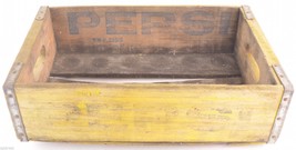 Pepsi Cola Crate Yellow Bottle Carrier A.W.P. Cases Arkansas 1982 Collectible - $31.92
