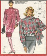 Misses Career Office 3/4 Length Rib Sweater Knit Skirt Scarf Sew Pattern... - $9.99