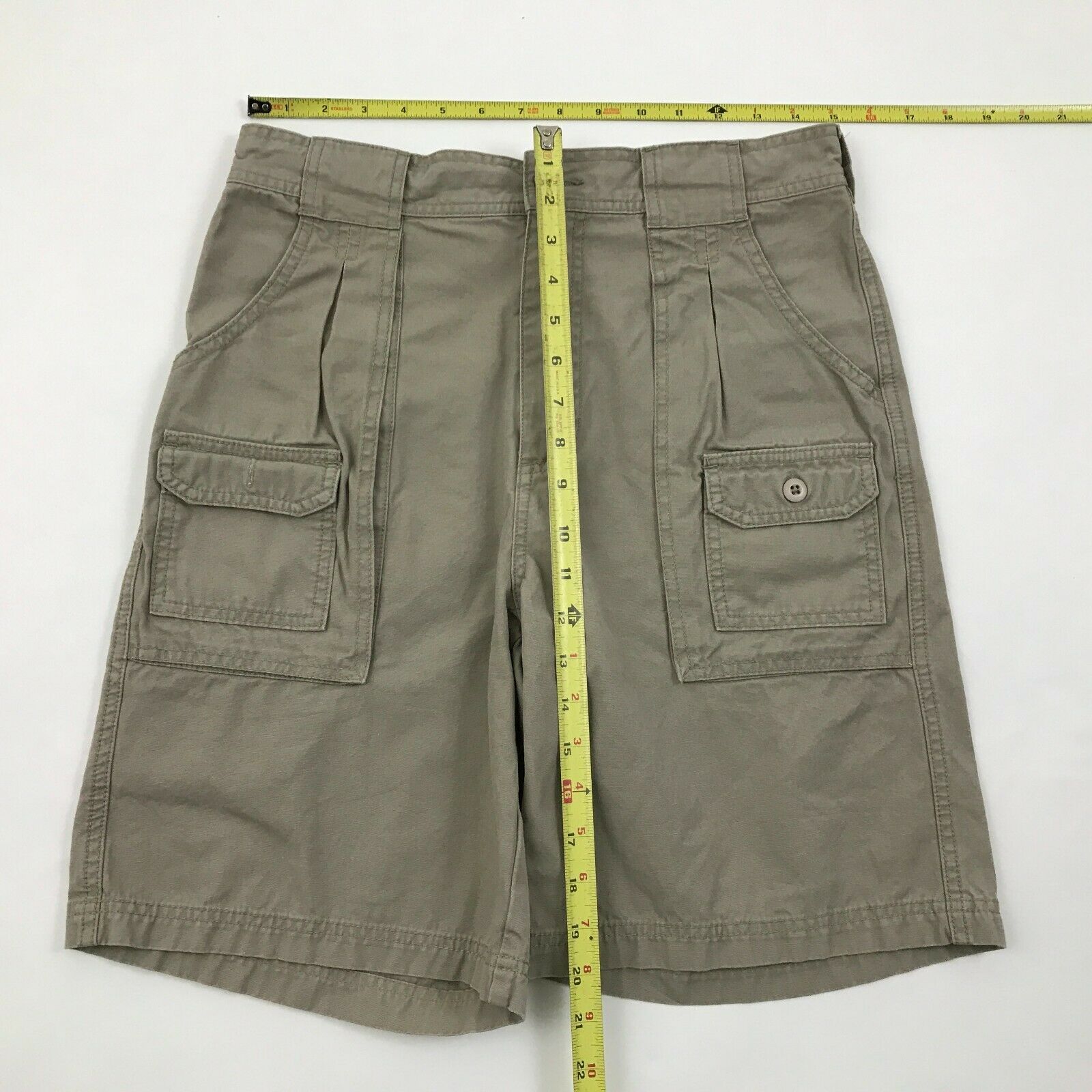 Cabela's Cargo Shorts Size 30 Mens Reinforced Stitch Canvas Denim Short ...