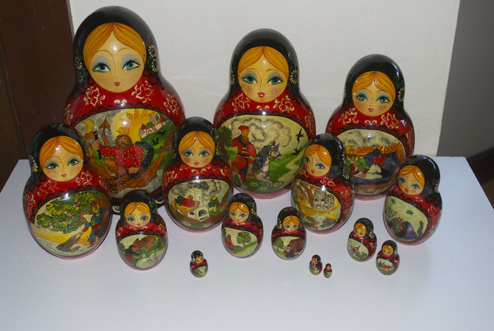 50 piece russian nesting dolls