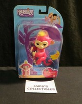 Fingerlings Bella Pink with yellow hair Baby monkey interactive action figure... - $42.74