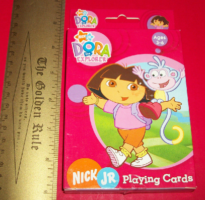 Dora The Explorer Game Set Nick Nickelodeon Playing Card Education ...