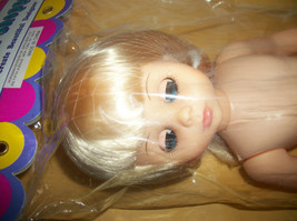 Toy Gift Horsman Baby Doll 13" Tall Designer Blonde Girl Friend Blue Eye Dollie - $9.49