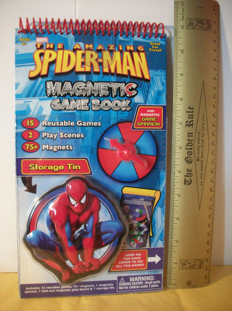 spiderman magnetic playset