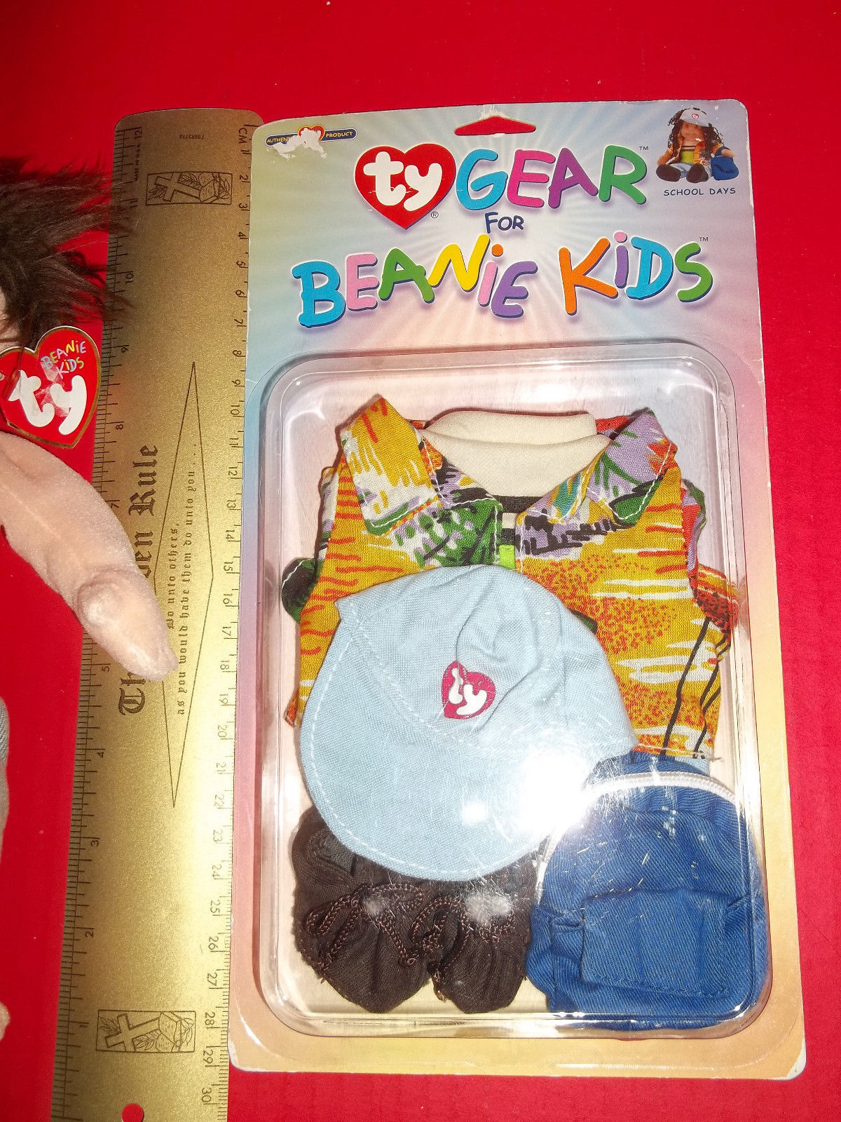 Ty Beanies Doll Set Toy Tumbles Kid Cloth Baby Boy 2000 Plus School