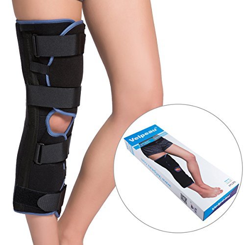 Velpeau Knee Immobilizer 18" Length Suitable For Sleep Full Leg