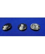 Vintage 1983 &quot;Three Stooges&quot; Pinback Buttons 1 1/4&quot;  - $12.95