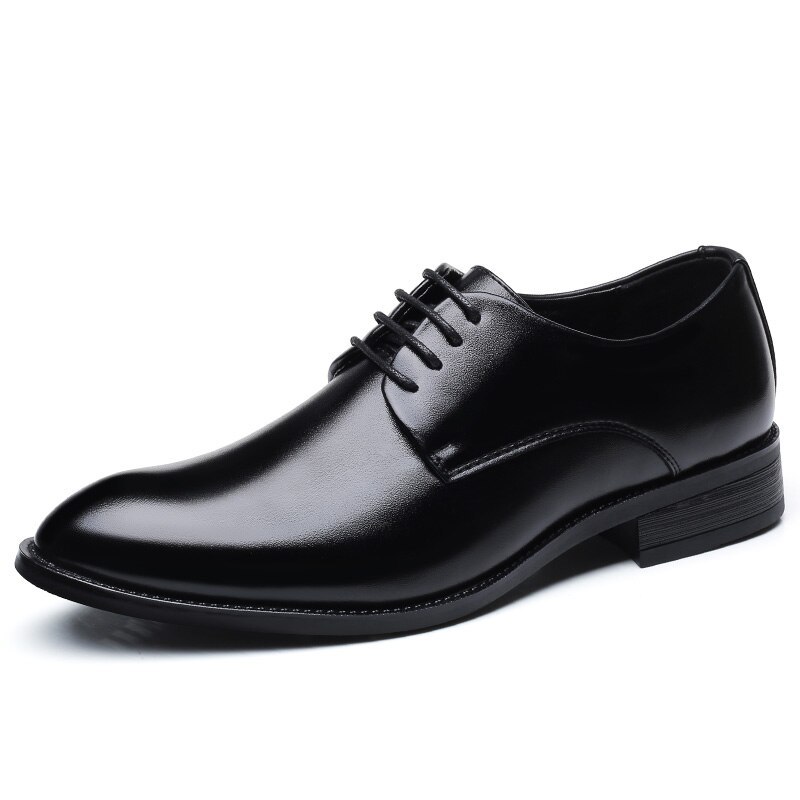 men wedding shoes microfiber leather formal business pointed toe for man dress s