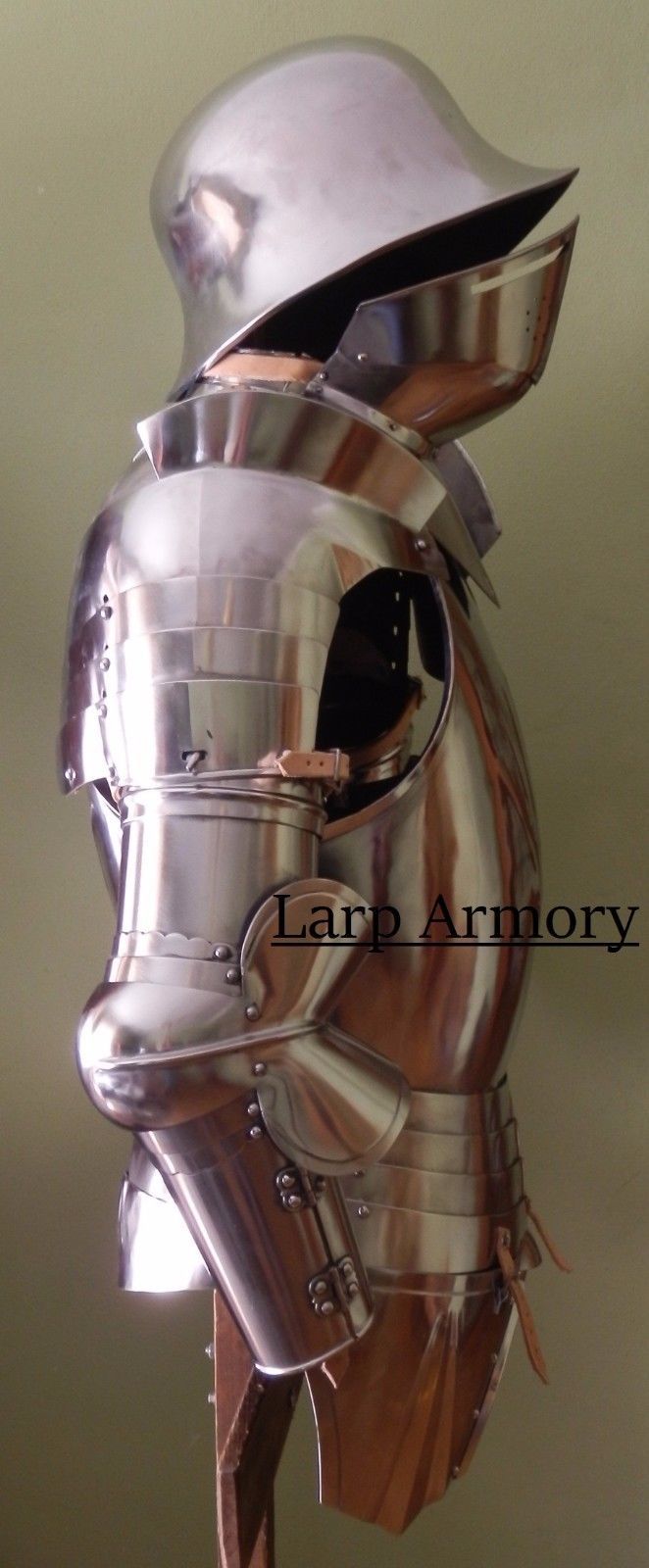 Medieval Wearable Breastplate With Helmet Halloween Costume Suit Of