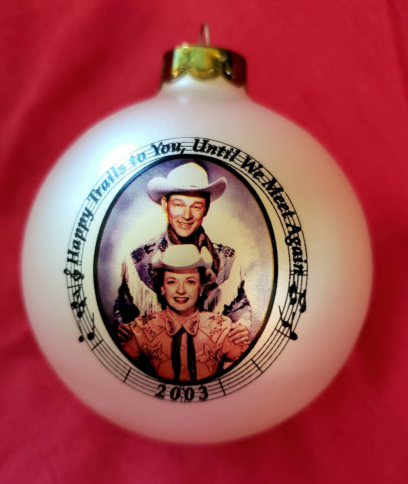 Roy Rogers & Dale Evans 2003 Christmas Ornament Happy Trails NIB ...