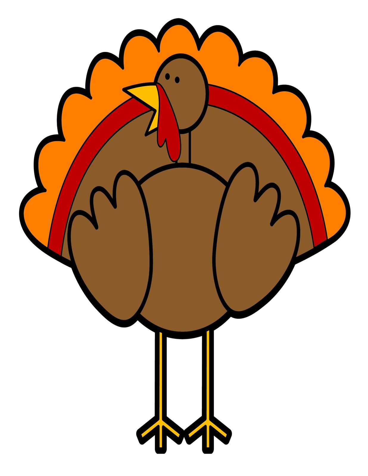 Gobble Gobble!-Digital Download-ClipArt-ArtClip-Digital Art - Card Making