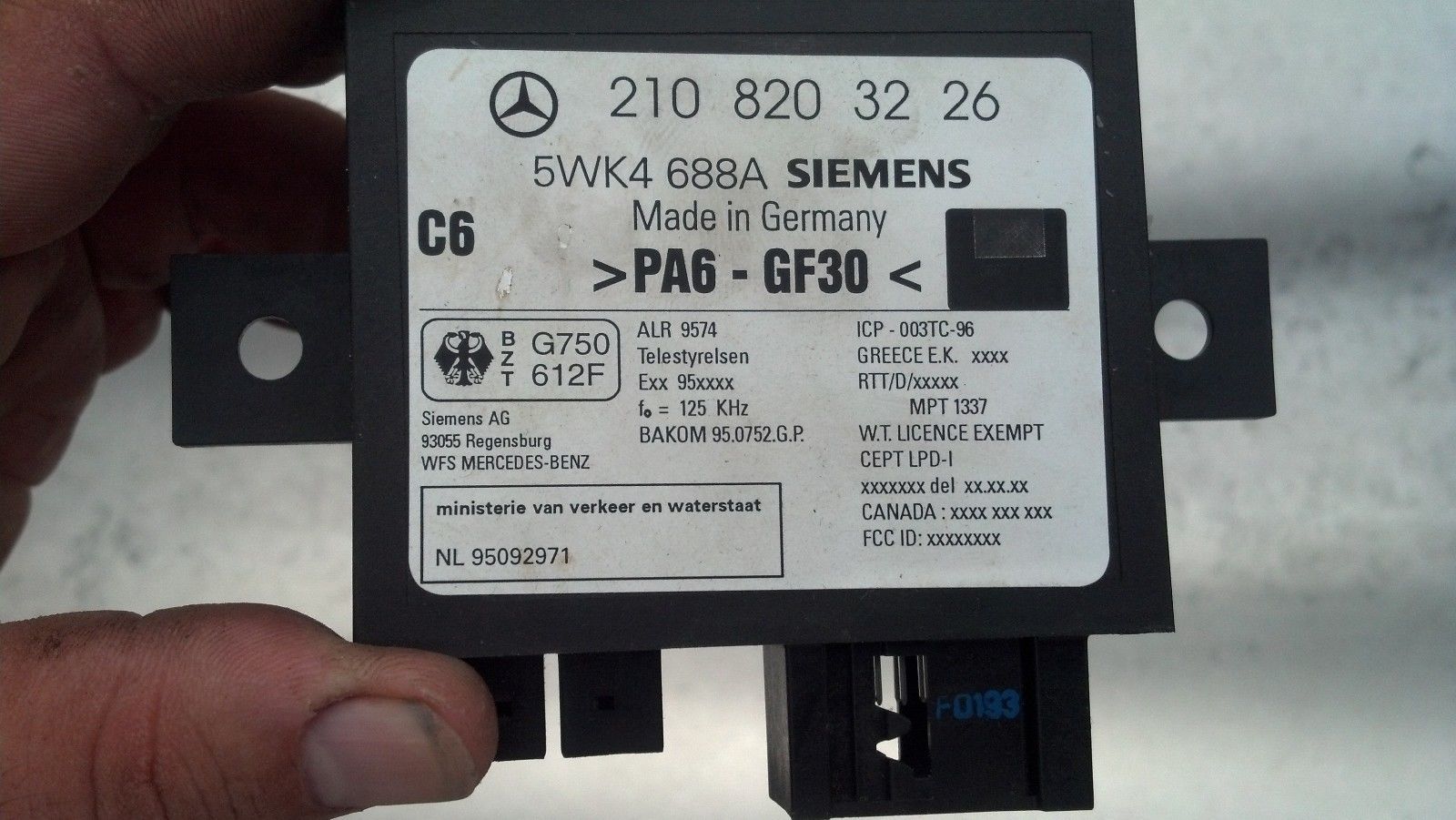 1997 Mercedes Benz E420 Infrared Ecu Control And 37 Similar Items