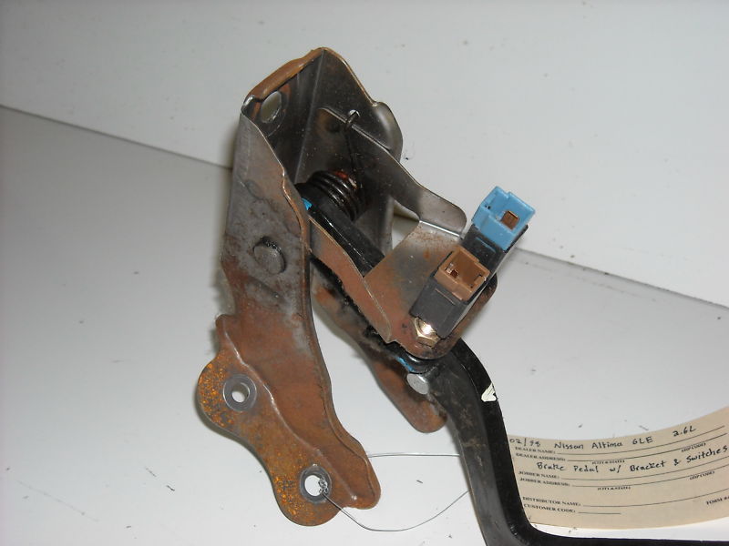 1998 Nissan Altima Brake Pedal Assy, Brake Light Switch Sensors & Switches