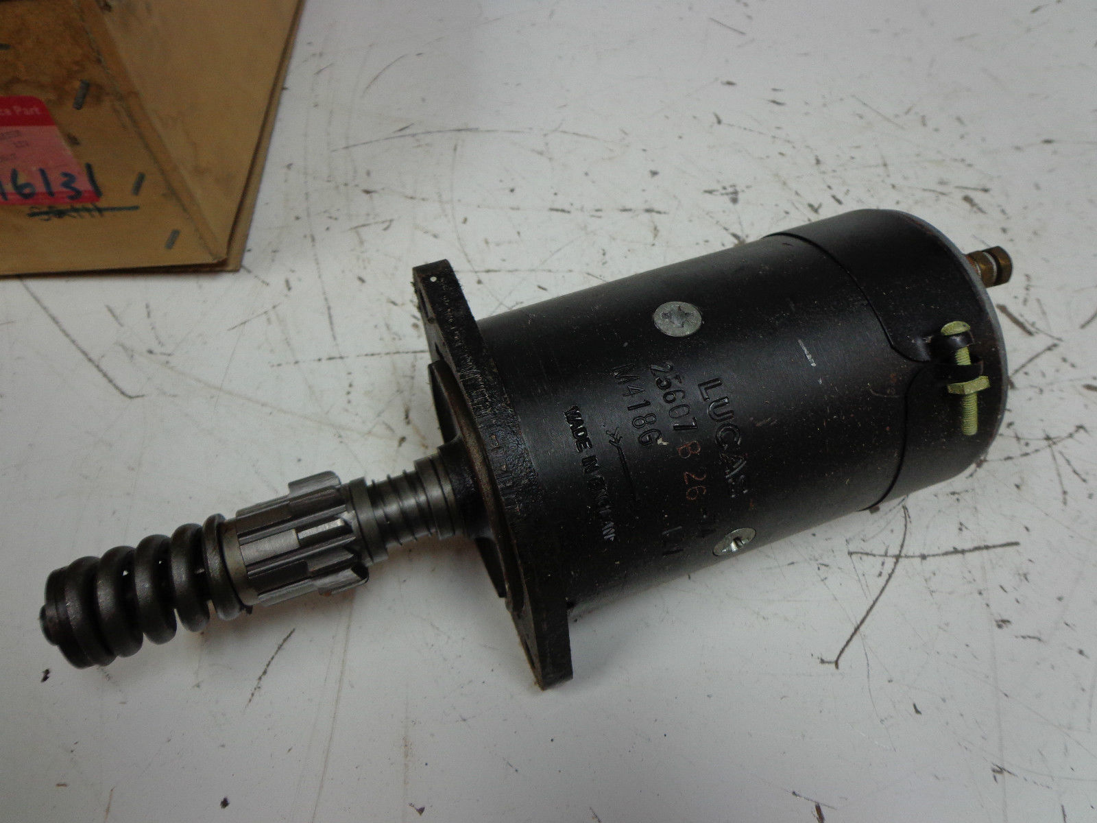 Lucas Starter 25607, S2111, remanufactured, Model M418G, Triumph TR4A