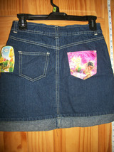 Disney Fairies Girl Clothes Sz 14 Tinkerbell Denim Jeans Skirt Tink Tink... - $16.14