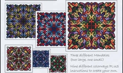 ryo mandala set 3 cross stitch chart ink circles other ink circles cross stitch charts
