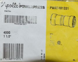 Apollo Powerpress Gas Carbon Steel Press Coupling With Stop PWR7481331 image 4