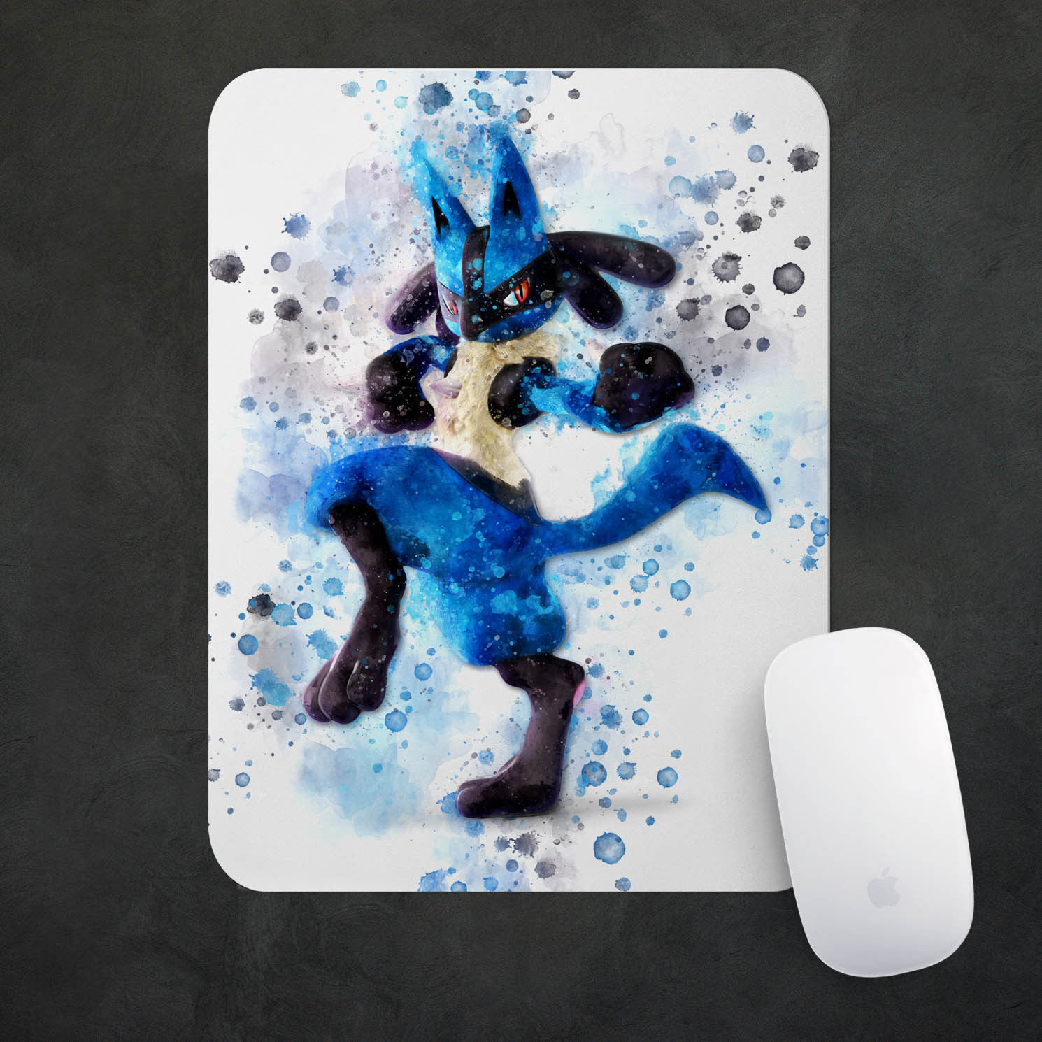 Lucario Pokemon Mouse Pad Anime Gaming Mousepad TOP Quality BIG SIZE