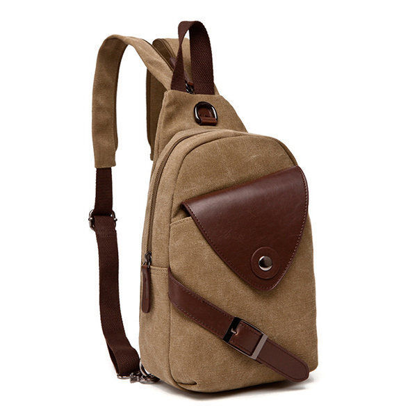 Multi-functional Canvas Outdoor Backpack Crossbody Bag